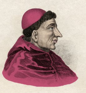 Francisco Jimenez de Cisneros (Gonzalo Jimenez de Cisneros) (1436-1517) Kardinal, religiöser Reformer und spanischer Staatsmann. Gravur aus dem 19. Jahrhundert von Unknown artist
