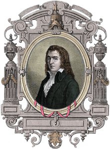 Französische Revolution: Porträt von Francois Babeuf genannt Gracchus (1760-1797) Revolutionär von Unknown artist