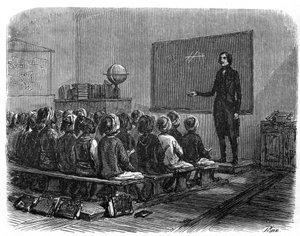 Französische Schule in Algerien im Jahr 1840.