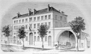 Gesamtansicht der Königlichen Tabakfabrik von Unknown artist