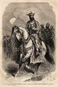 Seine Hoheit Syadji Rao Scindia (1846-1886), Maharadscha von Gwalior (heutiges Madhya Pradesh). Gravur zur Illustration von L