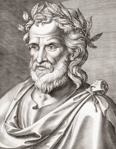 Homer. Porträt. von Unknown artist