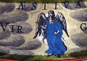 Horoskop: Sternzeichen Jungfrau. 16. Jahrhundert Gravur von Unknown artist