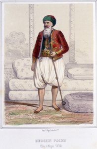 Hussein Pascha, Dey von Algier von 1818 bis 1830, als die Franzosen Algier einnahmen. von Unknown artist
