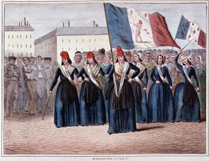 Ikarier, Vesuvier und andere Bürger fordern die sofortige Abschaffung der Ehemänner... angesichts der Dringlichkeit versprechen sie nicht, bis zur verfassungsgebenden Versammlung warten zu können (Revolution von 1848).