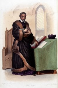 Jacques Amyot (1513-1593), französischer Humanist und Schriftsteller - in „Le Plutarque français“, Ed. Mennechet von Unknown artist