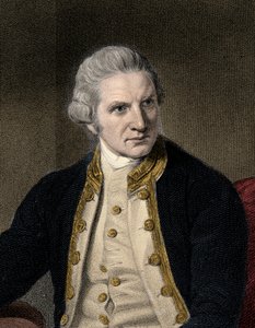 James Cook 1728-1779 - Gravur - 19. Jahrhundert