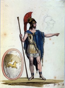 Jason Charakter. Für die Oper Medee von Luigi Cherubini (1760-1842) für eine Aufführung an der Scala (Mailand, Italien) 1822-1823 von Unknown artist
