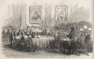 Jean-Jacques Berger (1790-1859) Präfekt der Seine, verkündet die Stimmen für das Empire den Bürgermeistern der Arrondissements, Paris von Unknown artist