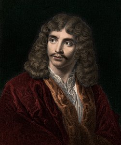Jean Baptiste Poquelin Molière 1622-1673 - Stich - 19. Jahrhundert von Unknown artist