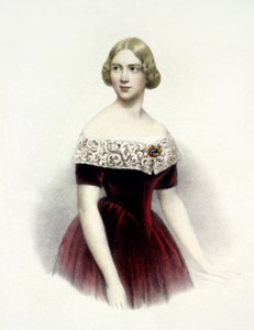 Jenny Lind (1820-1887), schwedische Sängerin im Jahr 1847.