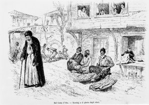 Jüdisches Ghetto in Konstantinopel von Unknown artist