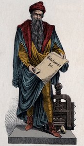 Johann Gutenberg, deutscher Drucker und Goldschmied