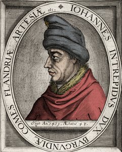 Johann Ohnefurcht - Porträt von Johann Ohnefurcht, Herzog von Burgund - Gravur aus dem 17. Jahrhundert von Unknown artist