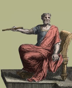 Josia, König von Juda (641-609 v. Chr.), Gravur von 1811 in „Bibel von Royaumont, Altes Testament“ von Unknown artist