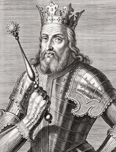 König Afonso IV von Portugal. Porträt.