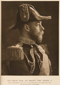König Georg V., ca. 1903 von Unknown Artist