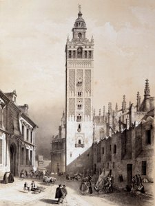 La Giralda, Sevilla, „Künstlerisches und Monumentales Spanien berühmter Orte und Denkmäler Spaniens“ von Don Genaro Perez de Villa