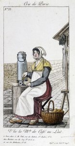 Die Milchkaffeehändlerin - in "Cris de Paris"