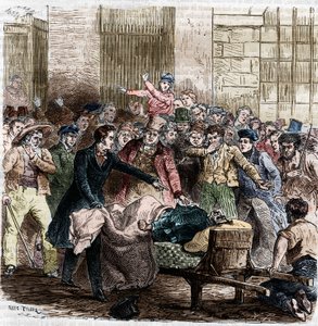 Die Cholera, Paris, April 1832. von Unknown artist