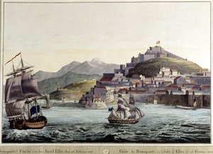 Flucht von Napoleon Bonaparte von der Insel Elba 26.02.1815 von Unknown artist