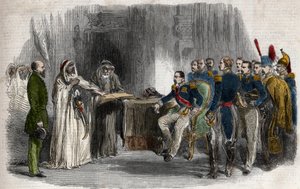 Befreiung von Abd-el-Kader durch Napoleon III. aus dem Schloss von Amboise von Unknown artist