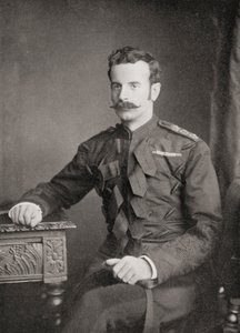 Generalleutnant Douglas Mackinnon Baillie Hamilton Cochrane, 12. Earl of Dundonald, aus dem Buch Südafrika und der Burenkrieg von Louis Creswicke, veröffentlicht 1900