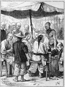 Leben in China im 19. Jahrhundert: Außengastronomie von Unknown artist