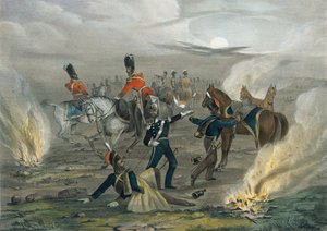 Leben im Lager vor Sewastopol. Nr. 4 Der Mitternachtsalarm, ca. 1854