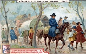Leben von Shakespeare: Shakespeare unter wandernden Schauspielern