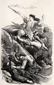 Lord Byron - Illustration einer Szene aus dem Gedicht 