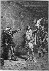 Ludwig XIII. im Alter von sechzehn Jahren und sein Favorit Albert de Luynes - in „Histoire de France“ von den frühesten Zeiten bis 1789 von M. Guizot von Unknown artist