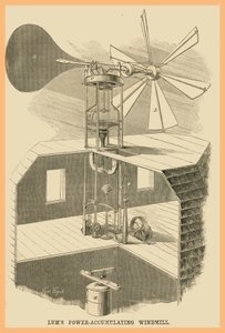 Lums kraftakkumulierende Windmühle