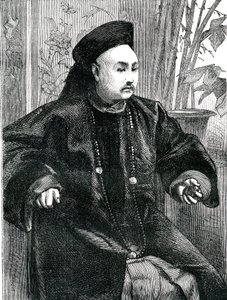 Mandarin Tchung Hao (Chung How), Gravur 1868