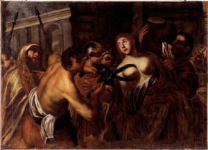 Martyrium der heiligen Agatha von Sizilien