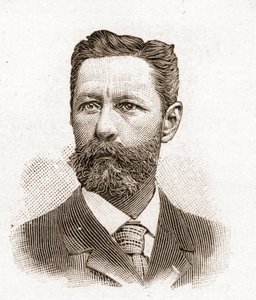 Mitglieder der Académie Française im Jahr 1895: Porträt von Eugène-Melchior de Vogüé (1848-1910), französischer Schriftsteller. von Unknown artist