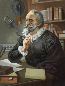 Miguel de Cervantes, spanischer Schriftsteller (1547-1616) nach „Hombres y Mujeres celebres“. Barcelona 1877