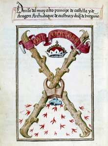 Motto der Herzöge von Burgund von Unknown artist