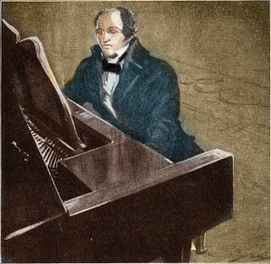 Muzio Clementi (1752-1832). Italienischer Pianist und Komponist. Illustration von 1932. von Unknown Artist