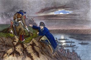 Napoleon Bonaparte überquerte die Donau im Mai 1809