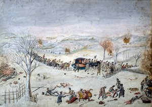 Napoleonische Kriege: Episode des russischen Rückzugs (1812 - 1813) von Unknown artist