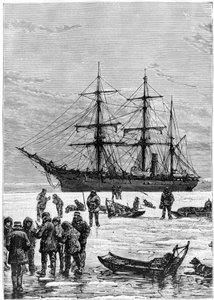Nares Georges S., Eine Reise zum Polarmeer, Paris: Hachette von Unknown artist