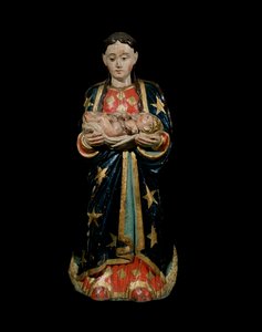 Unsere Liebe Frau der Vergebung (polychrome Holzskulptur)