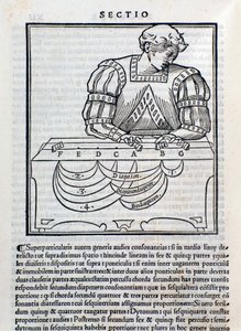 Seite aus Musica Theorica von Ludovico Foliani (Gravur) von Unknown artist