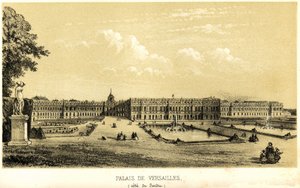 Schloss Versailles, Gartenansicht 1857 von Unknown artist