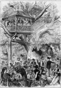 Fest im Park von Sceaux im Jahr 1873.