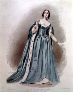 Pauline Viardot - García (1821-1910), französische Sängerin. in der Rolle der Desdemona. Otello von Gioacchino Rossini von Unknown artist