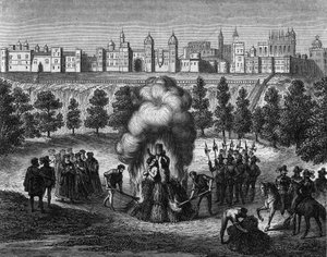 Verfolgungen von Protestanten in England im 16. Jahrhundert von Unknown Artist