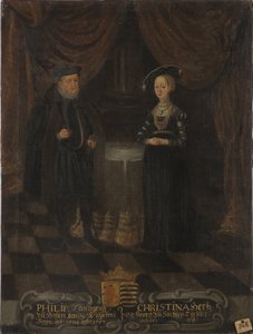 Philipp I., Landgraf von Hessen (1504-1567) und Christine von Sachsen (1505-1549) von Unknown artist