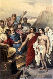 Phryne vor den Richtern von Athen von Unknown artist